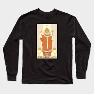 The Hierophant Tarot Card Long Sleeve T-Shirt